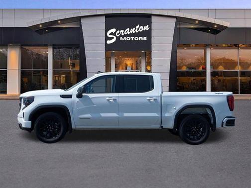 Summit White 2023 GMC Sierra 1500 Elevation