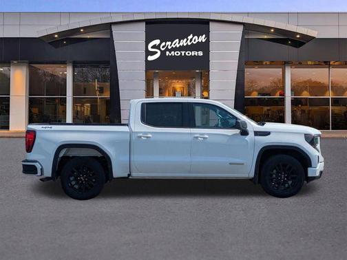 Summit White 2023 GMC Sierra 1500 Elevation