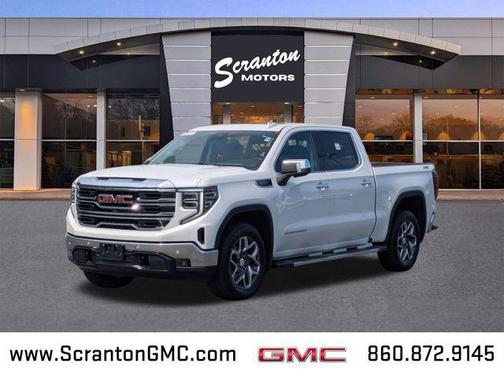White Frost Tricoat 2024 GMC Sierra 1500 SLT