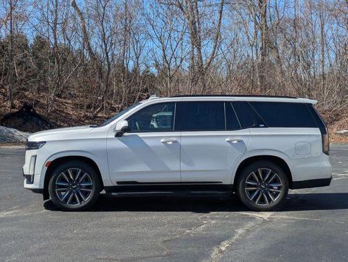 Crystal White Tricoat 2021 Cadillac Escalade Sport Platinum