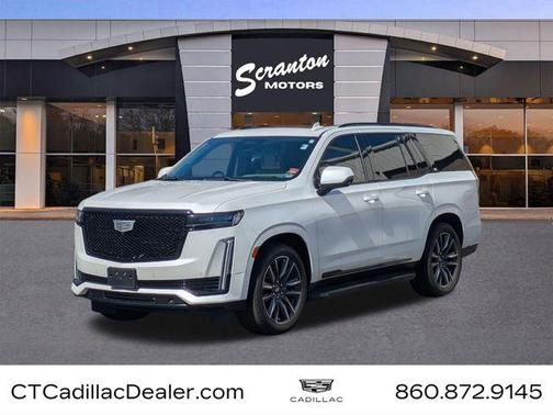 Crystal White Tricoat 2021 Cadillac Escalade Sport Platinum