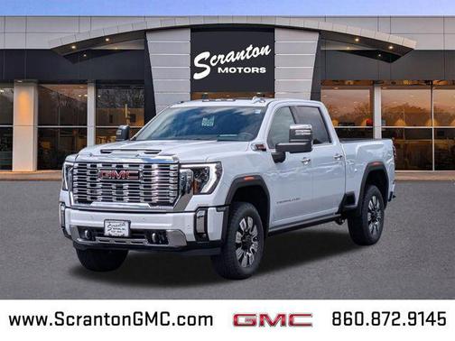 Glacier White Tricoat 2026 GMC Sierra 3500 Denali