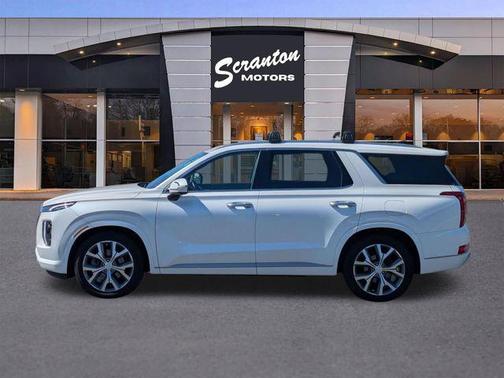 Hyper White 2021 Hyundai PALISADE Limited