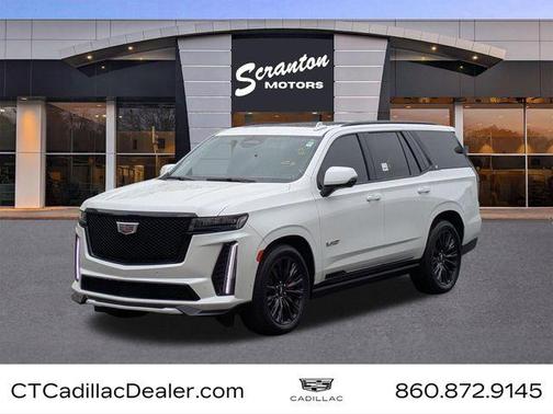 Crystal White Tricoat 2024 Cadillac Escalade V-Series