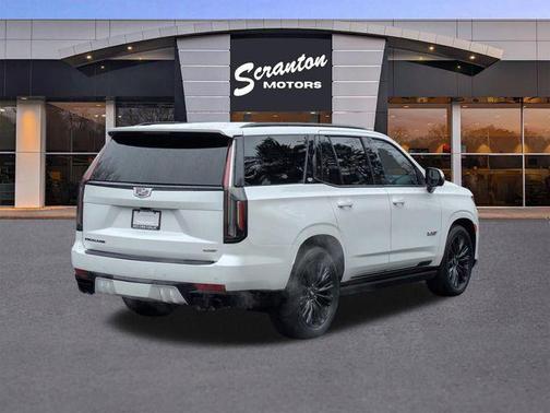 Crystal White Tricoat 2024 Cadillac Escalade V-Series