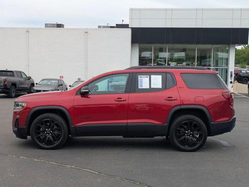 Volcanic Red Tintcoat 2023 GMC Acadia AWD SLT