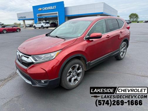 Red 2018 Honda CR-V EX-L