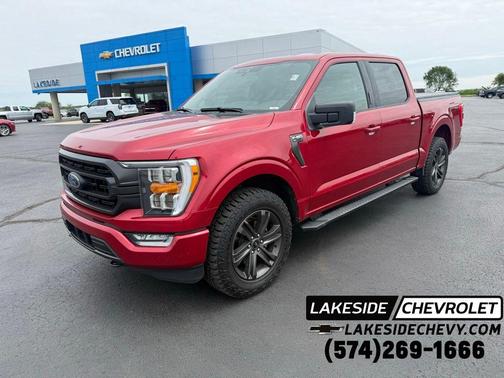 Red Metallic 2021 Ford F-150 XLT
