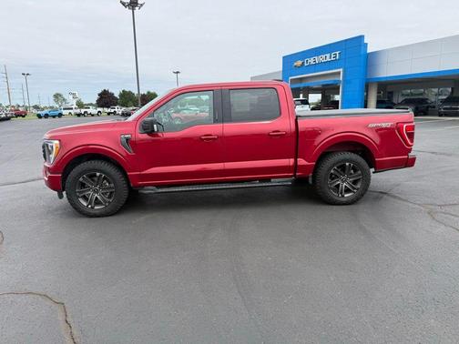 Red Metallic 2021 Ford F-150 XLT