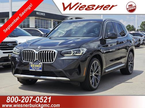 Dark Graphite 2022 BMW X3 sDrive30i