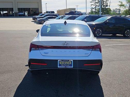 White 2026 Hyundai ELANTRA HEV Blue