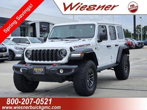 Bright White Clearcoat 2025 Jeep Wrangler Rubicon