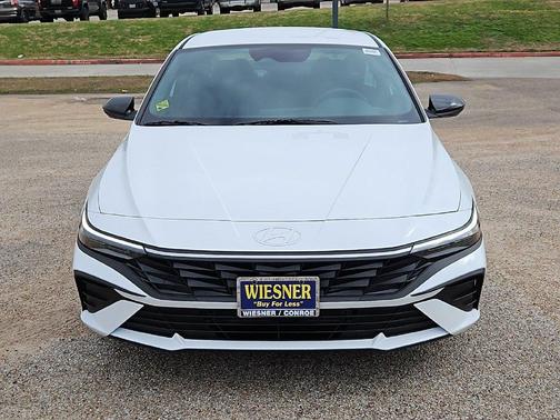 Serenity White 2025 Hyundai ELANTRA HEV SEL Sport