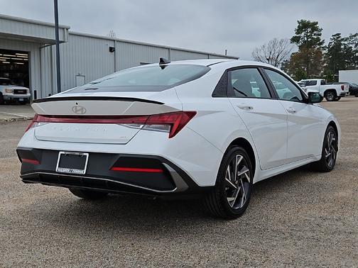 Serenity White 2025 Hyundai ELANTRA HEV SEL Sport