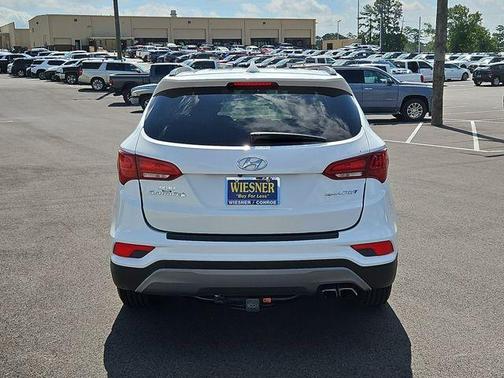 Frost White Pearl 2018 Hyundai Santa Fe Sport 2.0L Turbo