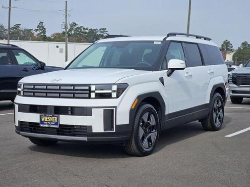 White 2026 Hyundai SANTA FE HEV SEL