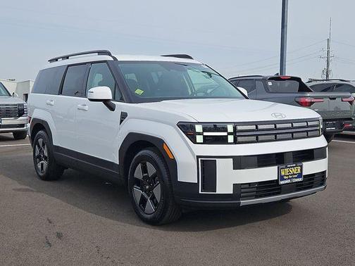 White 2026 Hyundai SANTA FE HEV SEL