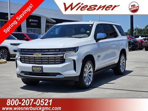 Summit White 2023 Chevrolet Tahoe Premier