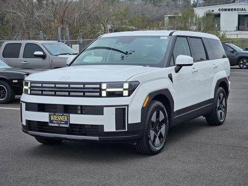 White 2026 Hyundai SANTA FE HEV SE