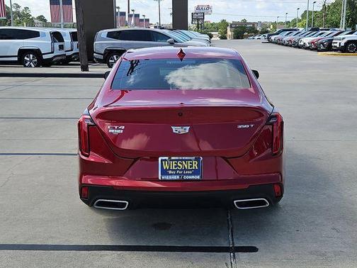 Radiant Red 2023 Cadillac CT4 Premium Luxury