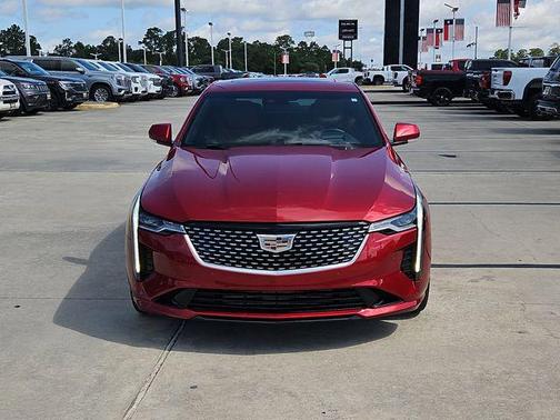 Radiant Red 2023 Cadillac CT4 Premium Luxury