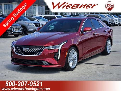 Radiant Red 2023 Cadillac CT4 Premium Luxury