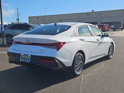 White 2026 Hyundai ELANTRA HEV Blue