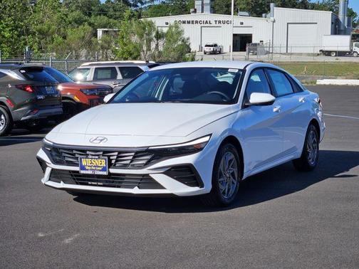 White 2026 Hyundai ELANTRA HEV Blue