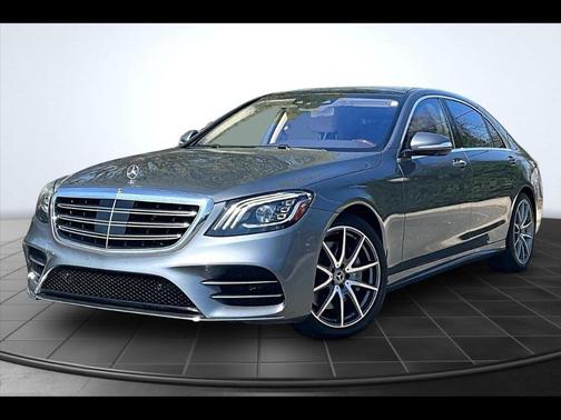 Gray 2019 Mercedes-Benz S-Class S 560 4MATIC