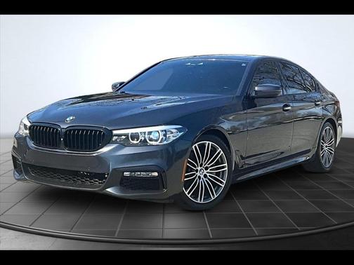 Gray 2018 BMW 540 i
