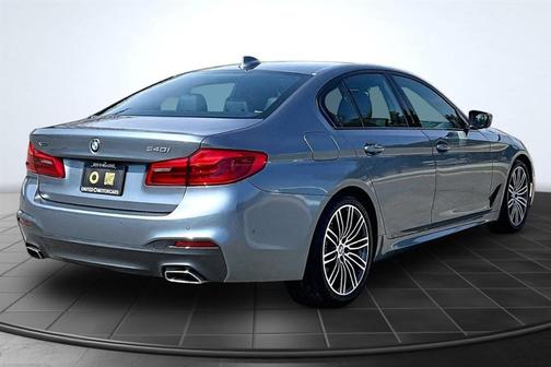 Blue 2019 BMW 540 i xDrive