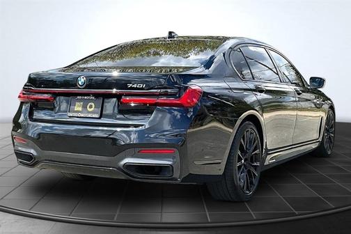 Black 2020 BMW 740 i