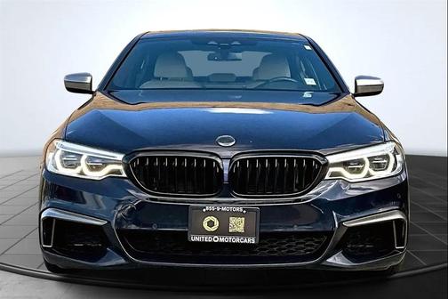 Blue 2018 BMW M550 i Xdrive