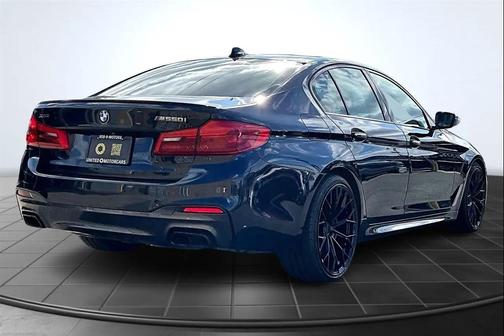 Blue 2018 BMW M550 i Xdrive