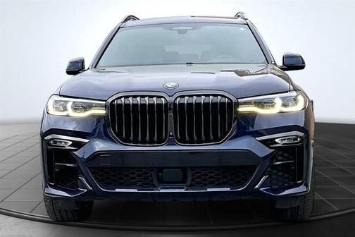 Blue 2021 BMW X7 M50i