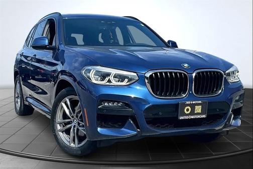 Phytonic Blue Metallic 2021 BMW X3 xDrive30i