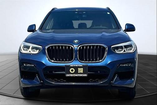 Phytonic Blue Metallic 2021 BMW X3 xDrive30i