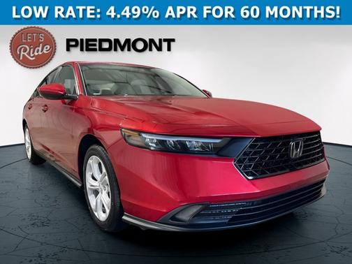 Radiant Red Metallic 2026 Honda Accord LX