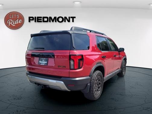 Radiant Red Metallic II 2026 Honda Passport TrailSport Blackout