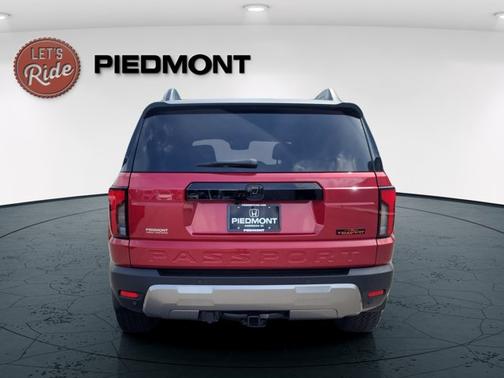Radiant Red Metallic II 2026 Honda Passport TrailSport Blackout