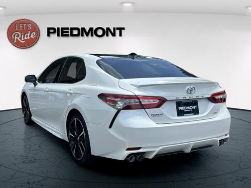 White 2019 Toyota Camry XSE