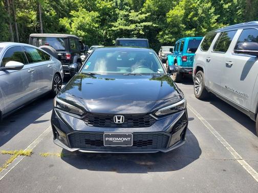 Black 2025 Honda Civic Sport