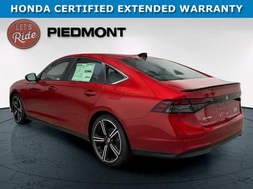 Red 2025 Honda Accord Hybrid Sport