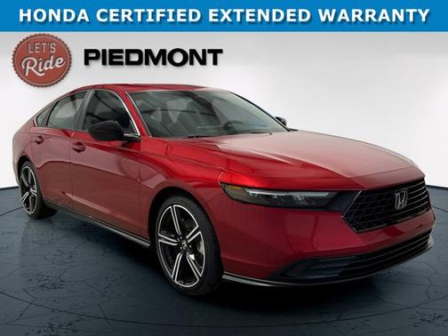 Red 2025 Honda Accord Hybrid Sport