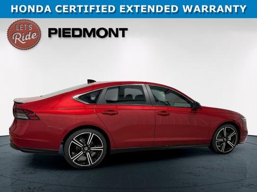 Red 2025 Honda Accord Hybrid Sport