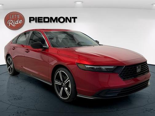 Red 2025 Honda Accord Hybrid Sport