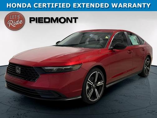 Red 2025 Honda Accord Hybrid Sport