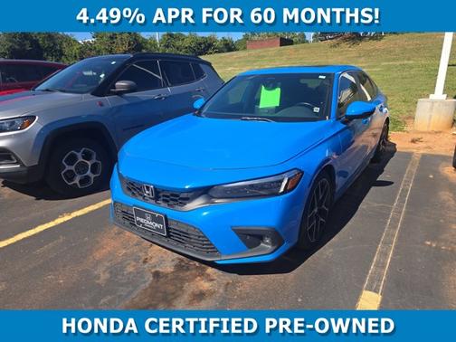 Blue 2024 Honda Civic Sport Touring