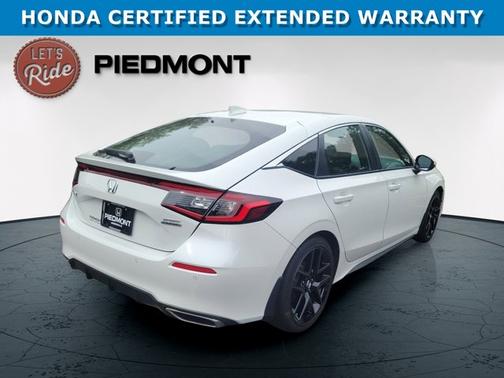 Platinum White 2024 Honda Civic Sport Touring