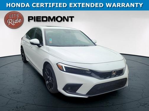 Platinum White 2024 Honda Civic Sport Touring